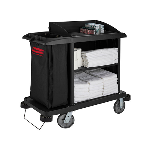 Carucior hotelier mediu, negru - Rubbermaid