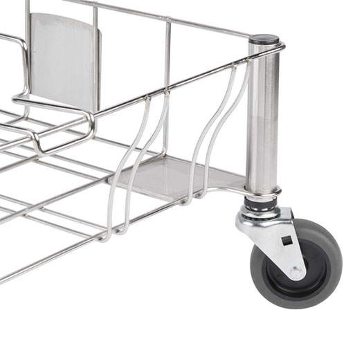 Carucior inox Slim Jim Double (dublu) - Rubbermaid 