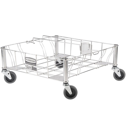 Carucior inox Slim Jim Double (dublu) - Rubbermaid 
