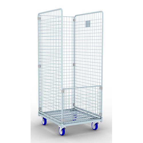 Carucior transport lenjerie pentru spalatorie textila cu 3 laturi, 50 x 50 mm T20 - Picchi