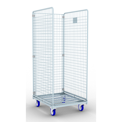Carucior transport lenjerie pentru spalatorie textila cu 3 laturi, 50 x 50 mm T20 - Picchi
