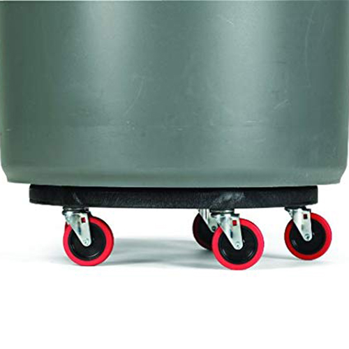 Carucior silentios containere Brute 113.4 kg, negru - Rubbermaid 