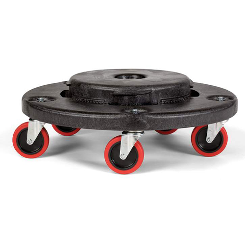 Carucior silentios containere Brute 113.4 kg, negru - Rubbermaid