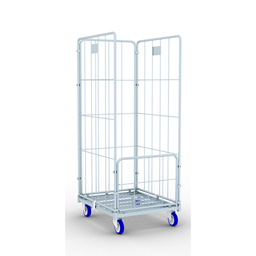 Carucior transport lenjerie pentru spalatorie textila cu 3 laturi T20 - Picchi