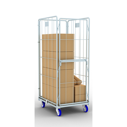 Carucior transport lenjerie pentru spalatorie textila cu 4 laturi T20 - Picchi 