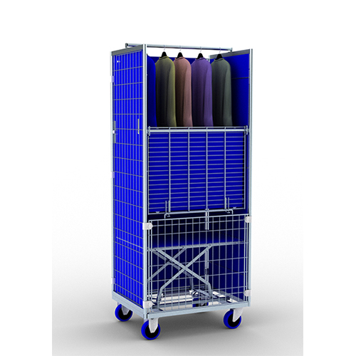 Carucior de transport pentru spalatorie textila 3 laturi, 50 x 100 mm T25 - Picchi 