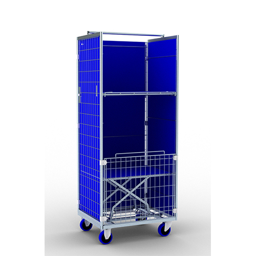 Carucior de transport pentru spalatorie textila 3 laturi, 50 x 100 mm T25 - Picchi 