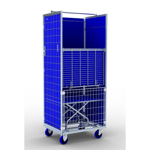 Carucior de transport pentru spalatorie textila 3 laturi, 50 x 100 mm T25 - Picchi 