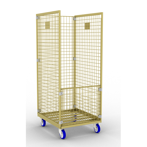 Carucior transport lenjerie pentru spalatorie textila din spitale cu 3 laturi, 50 x 50 mm T25 - Picchi