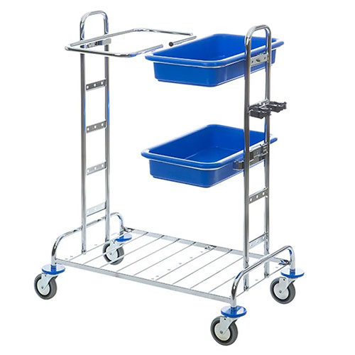 Carucior curatenie Variant 23, cromat - Vermop