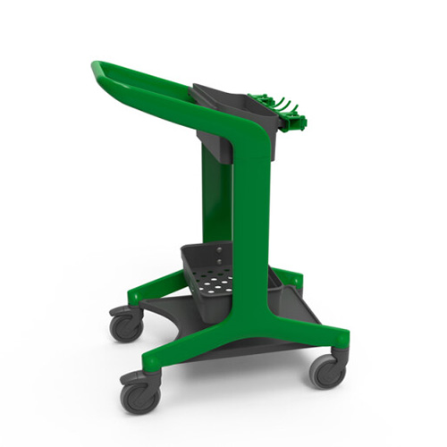 Statie mobila de igienizare HyGo, 780 mm, verde - Vikan verde