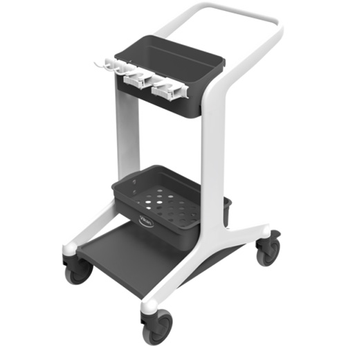 Statie mobila de igienizare HyGo, 780 mm, verde - Vikan alb 