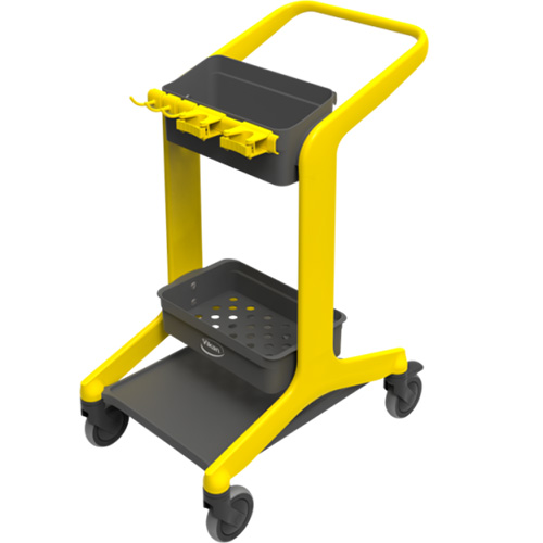 Statie mobila de igienizare HyGo, 780 mm, verde - Vikan galben 