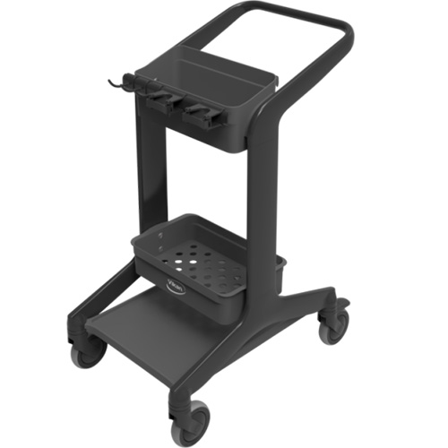 Statie mobila de igienizare HyGo, 780 mm, verde - Vikan negru 