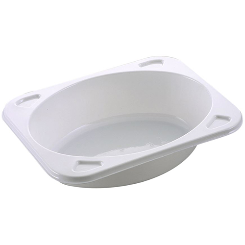 Caserola meniu termosudabila, 1 compartiment, 395 ml, alb - Abena