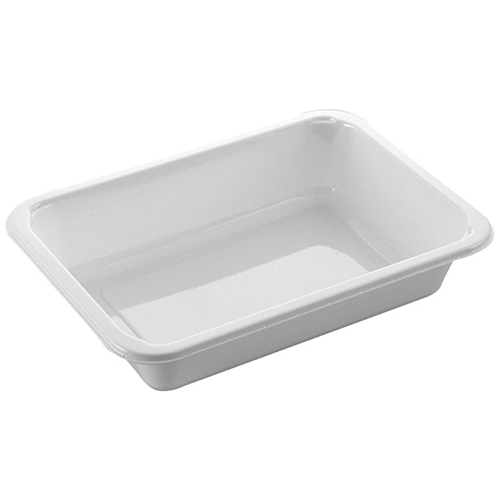 Caserola meniu termosudabila, 1 compartiment, 500 ml, alb - Abena