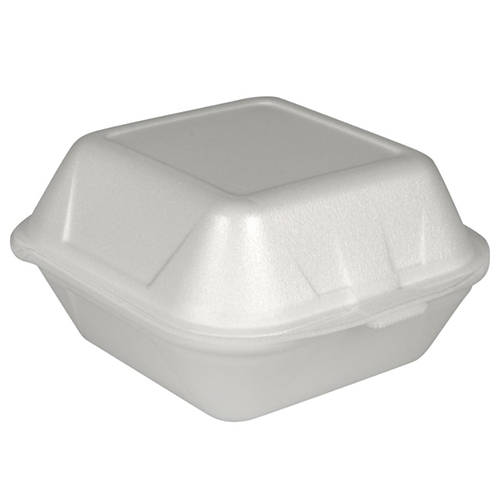 Casoleta rectangulara pentru burger XPS 13.5 x 12.5 x 7cm - Abena