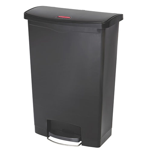 Container Slim Jim Step-On/Front Step 50 L, bej - Rubbermaid negru 