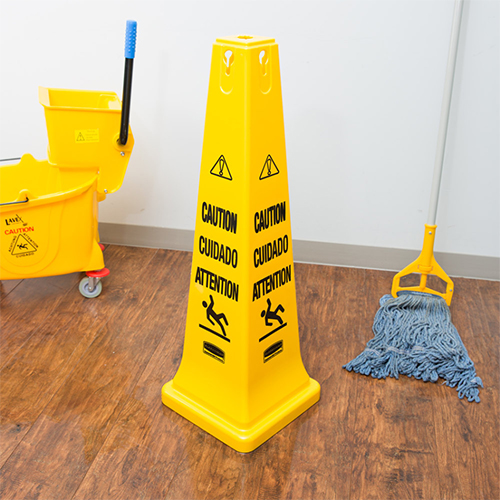 Con avertizare podele umede multilingv - Rubbermaid 