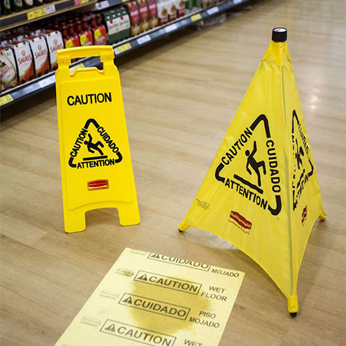 Con pop-up multilingv avertizare 76 cm - Rubbermaid 