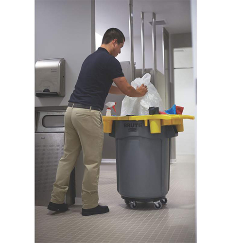 Container Brute cu canale de ventilare 166.5 L, galben - Rubbermaid galben