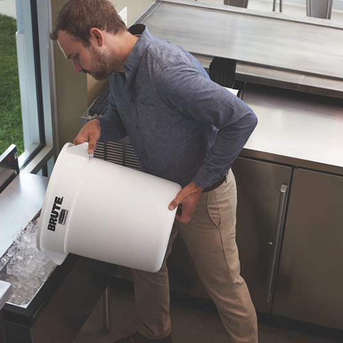 Container Brute cu canale de ventilare 121.1 L, albastru - Rubbermaid