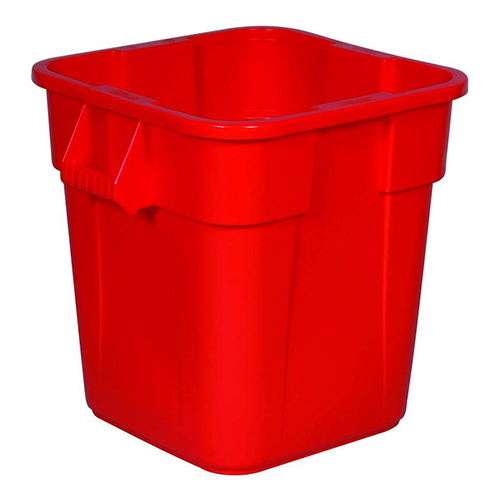 Container Brute patrat 106 L, gri - Rubbermaid rosu 