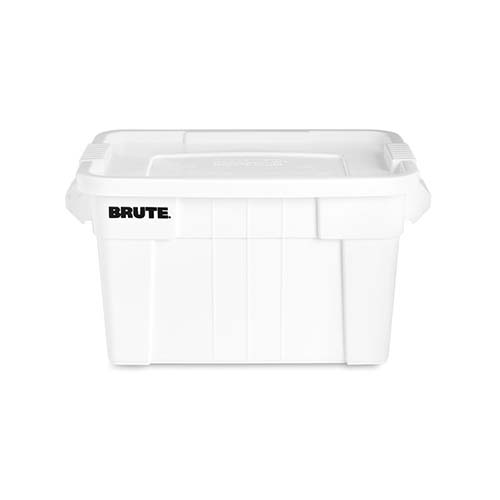 Container Brute Tote cu capac 76L, gri - Rubbermaid alb 