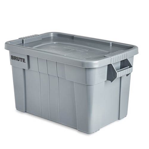 Container Brute Tote cu capac 76L, gri - Rubbermaid gri