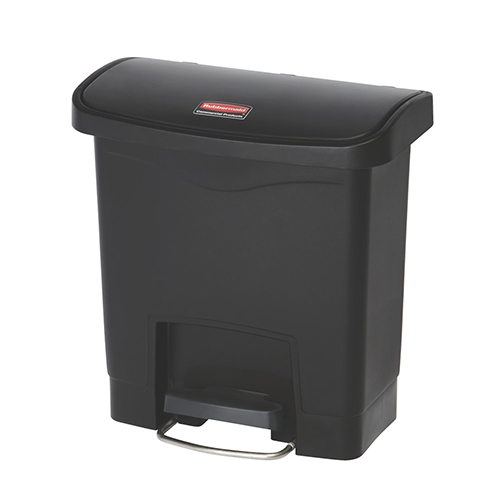 Container Slim Jim Step-On/Front Step 15 L, bej - Rubbbermaid negru 