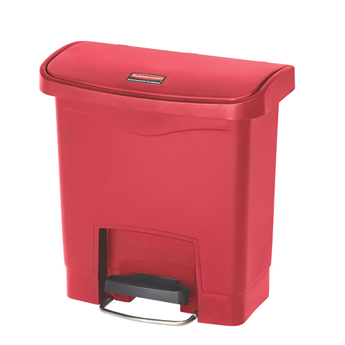 Container Slim Jim Step-On/Front Step 15 L, bej - Rubbbermaid rosu 