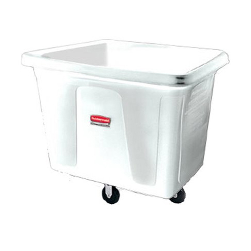 Container industrial pe roti Cube Truck, 0.2 M3, alb - Rubbermaid