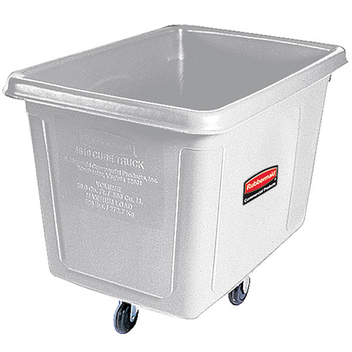 Container industrial pe roti Cube Truck, 0.2 M3, alb - Rubbermaid 