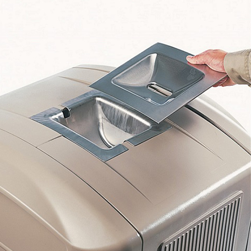 Container Landmark Series JR. cu scrumiera 132.5 L, negru - Rubbermaid 