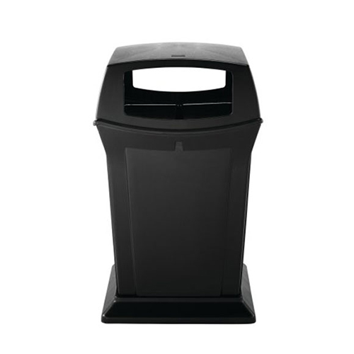 Container Ranger cu 4 trape acces 170.3 L, negru - Rubbermaid