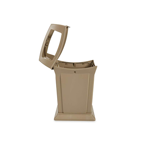 Container Ranger cu 4 trape acces 170.3 L, negru - Rubbermaid bej 