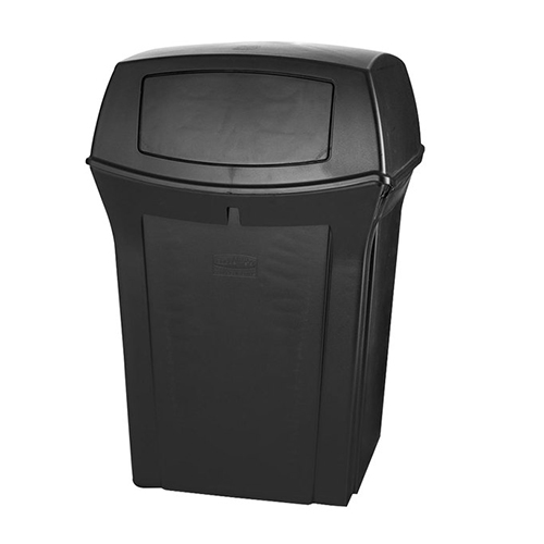 Container Ranger cu trapa superioara 170.3 L, negru - Rubbermaid