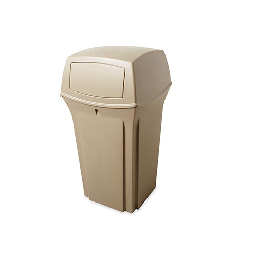 Container Ranger cu trapa superioara 132.5 L, negru - Rubbermaid bej 