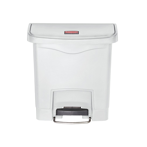 Container Slim Jim Step-On/Front Step 15 L, bej - Rubbbermaid alb 