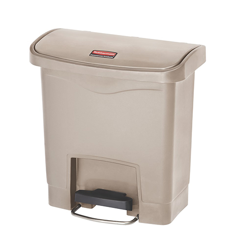 Container Slim Jim Step-On/Front Step 15 L, bej - Rubbbermaid