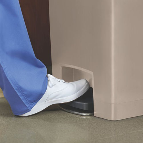 Container Slim Jim Step-On/Front Step 50 L, bej - Rubbermaid bej