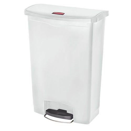 Container Slim Jim Step-On/Front Step 90 L, bej  - Rubbermaid alb 