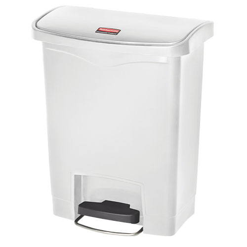 Container Slim Jim Step-On/Front Step 50 L, bej - Rubbermaid alb 