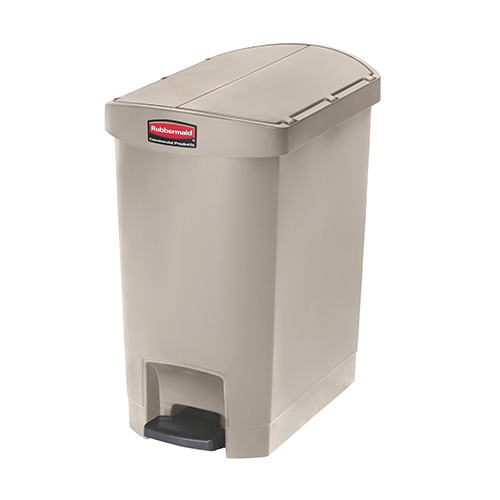 Container Slim Jim Step-On/End Step 30 L, rosu - Rubbermaid bej 