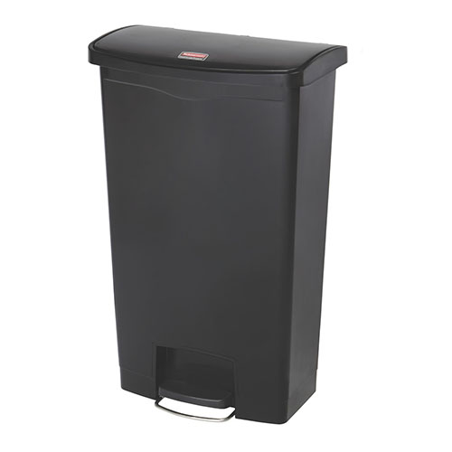 Container Slim Jim Step-On/Front Step 68 L, bej - Rubbermaid negru 