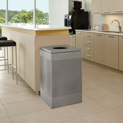 Cos de gunoi Silhoutte 85 L, inox/gri - Rubbermaid 