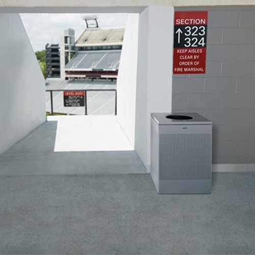 Cos de gunoi Silhoutte 85 L, inox/gri - Rubbermaid 