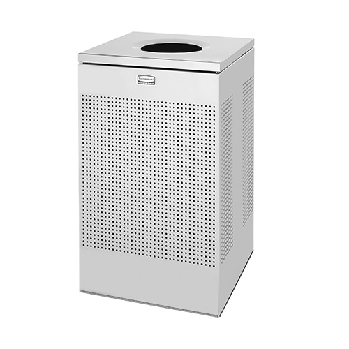 Cos de gunoi Silhoutte 85 L, inox/gri - Rubbermaid