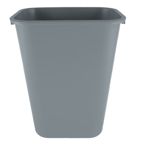 Cos gunoi rectangular 39 L, negru - Rubbermaid gri 
