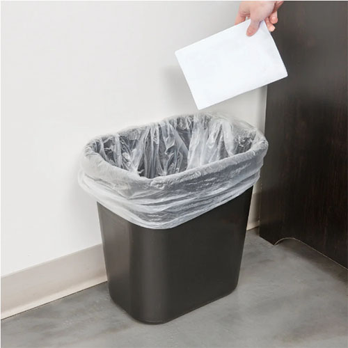 Cos gunoi rectangular 26.6 L, negru - Rubbermaid negru